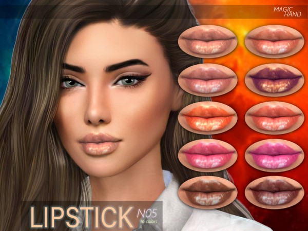  The Sims Resource: Lipstick N05 by MagicHand