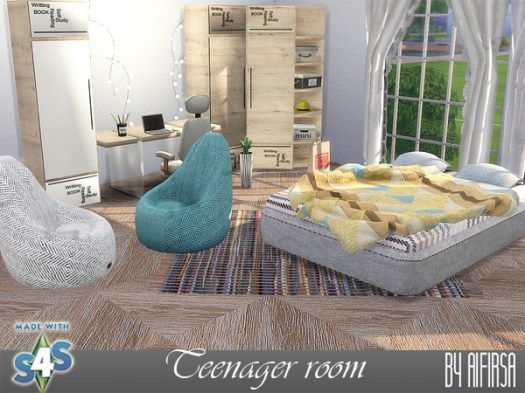  Aifirsa Sims: Furniture for the teenager’s room “Source”