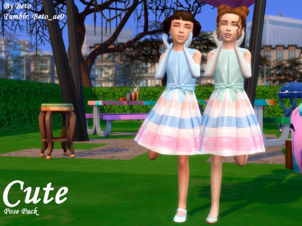  The Sims Resource: Cute   Pose Pack by Beto ae0