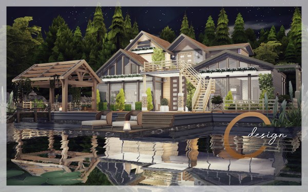  Cross Design: Beautiful Lake House