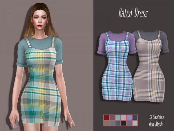  The Sims Resource: Rated Dress by Lisaminicatsims