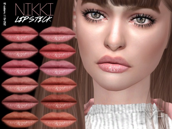  The Sims Resource: Nikki Lipstick N.252 by IzzieMcFire