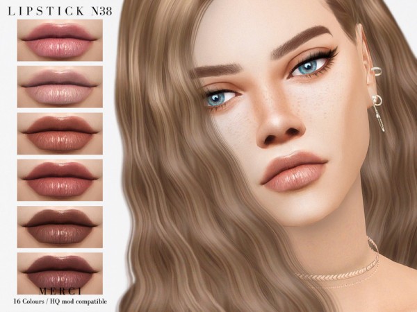  The Sims Resource: Lipstick N38 by Merci