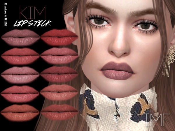  The Sims Resource: Kim Lipstick N.253 by IzzieMcFire