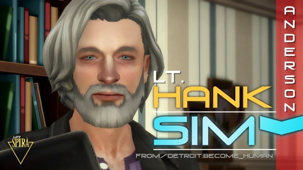  Mod The Sims: Lt. Hank Anderson (Sim) by LadySpira by LadySpira