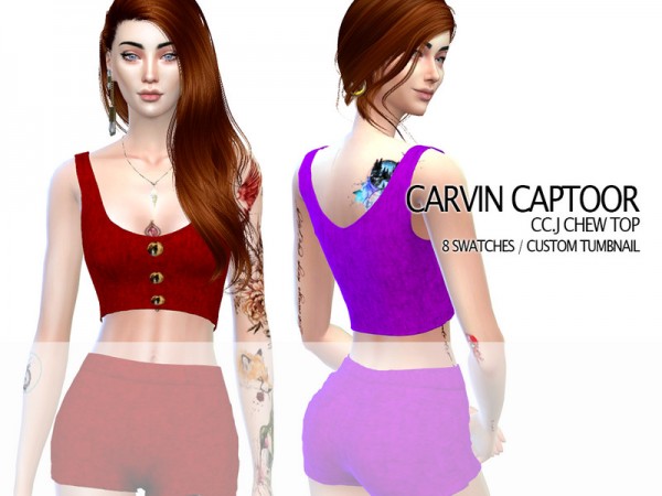  The Sims Resource: J chew top by carvin captoor