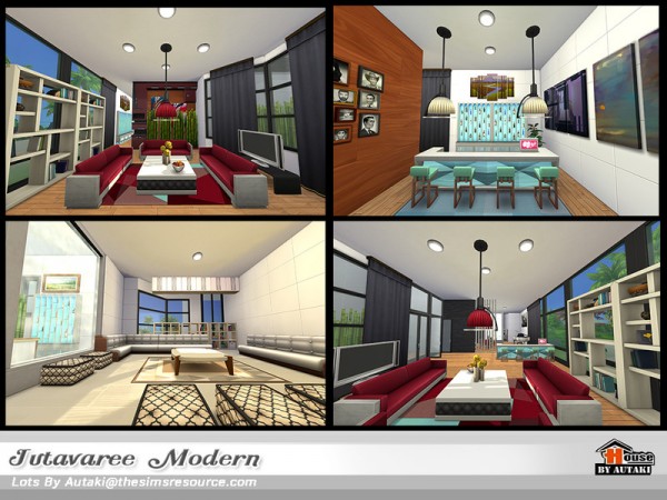  The Sims Resource: Jutavaree Modern NoCC by Autaki