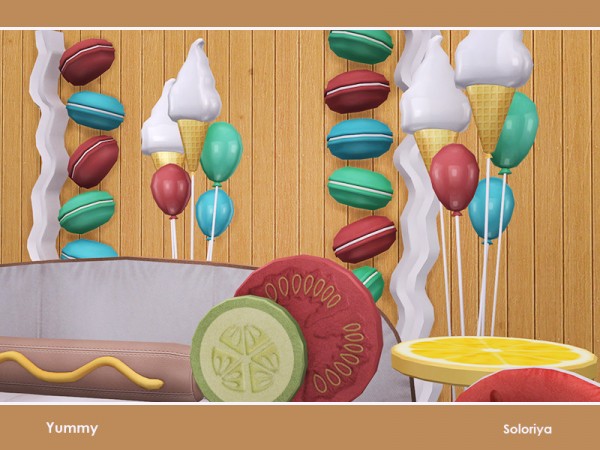  The Sims Resource: Yummy Furniture by soloriya