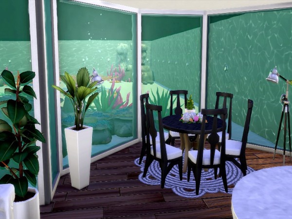  The Sims Resource: Pool House   No CC by GenkaiHaretsu