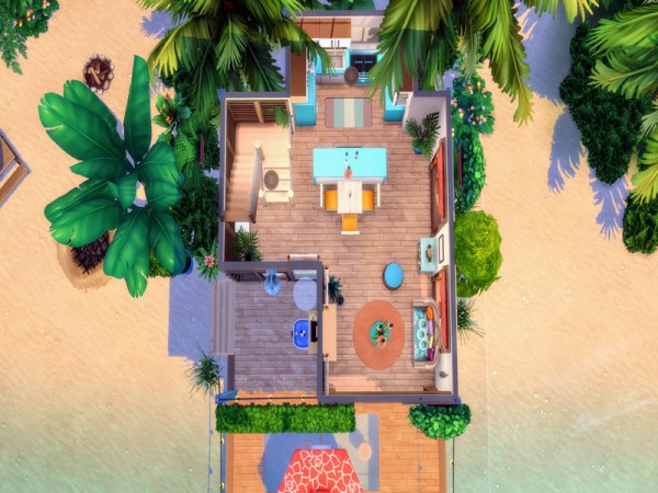  The Sims Resource: Crystal Beach Villa by LJaneP6