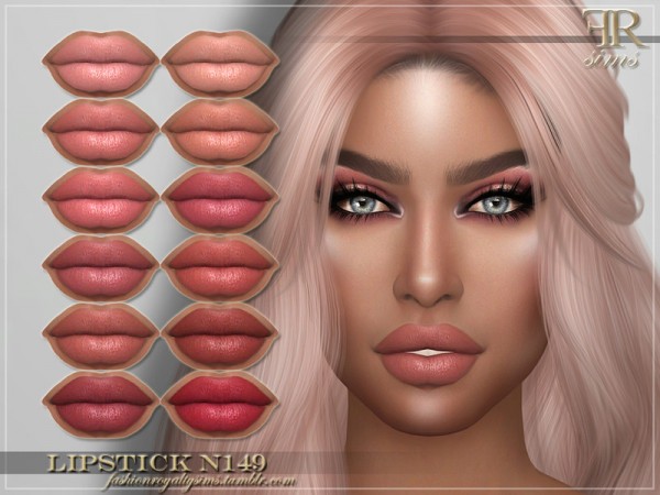  The Sims Resource: Lipstick N149 by FashionRoyaltySims