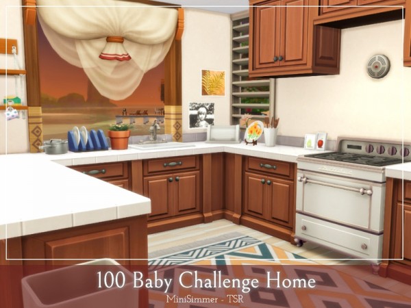  The Sims Resource: 100 Baby Challenge home by Mini Simmer