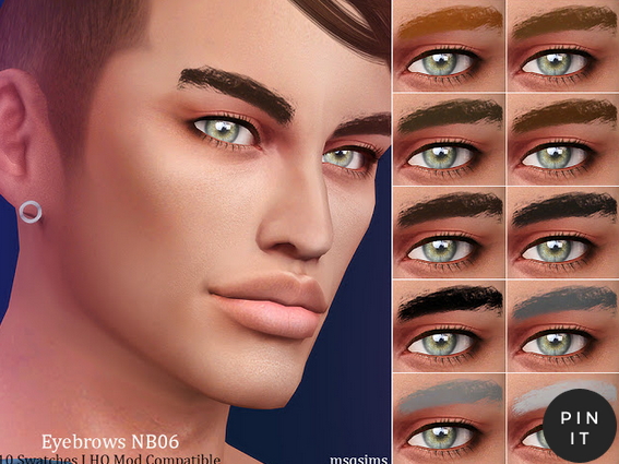  MSQ Sims: Eyebrows NB06