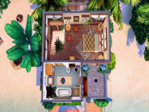  The Sims Resource: Crystal Beach Villa by LJaneP6