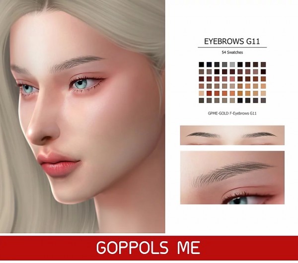  GOPPOLS Me: GOLD F Eyebrows G11