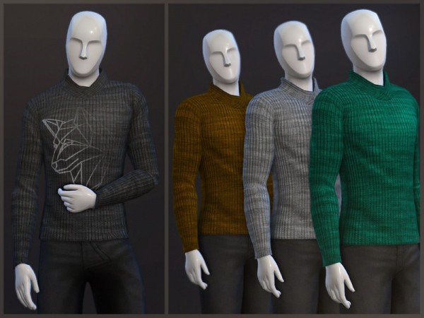 The Sims Resource: Portland sweaters by sugar owl • Sims 4 Downloads