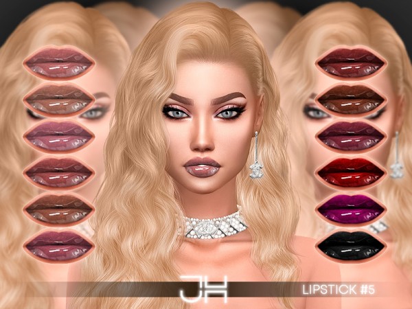  The Sims Resource: Lipstick 5 by Jul Haos