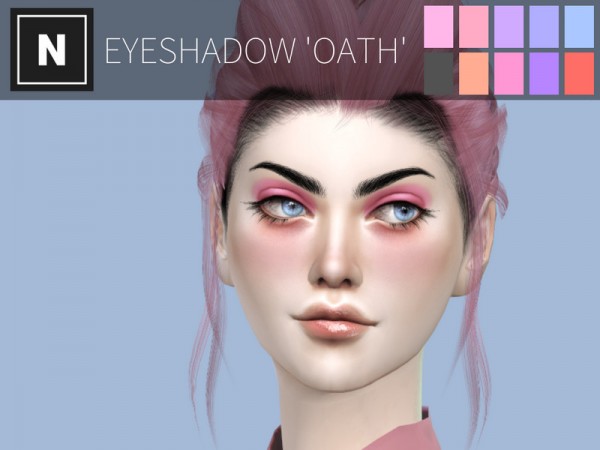  The Sims Resource: Oath  eyeshadow by networksims