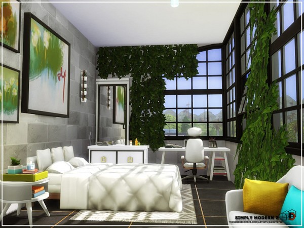 The Sims Resource: Simply modern house 2 by Danuta720