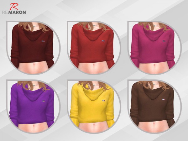  The Sims Resource: THs Sweater for Women 01 by remaron