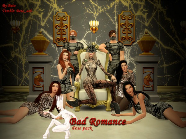  The Sims Resource: Bad Romance   Pose Pack by Beto ae0