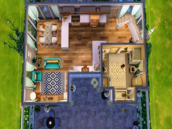  The Sims Resource: Cozy Urban Home by LJaneP6