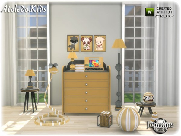 The Sims Resource: Atoledo kids bedroom part 2 by jomsims