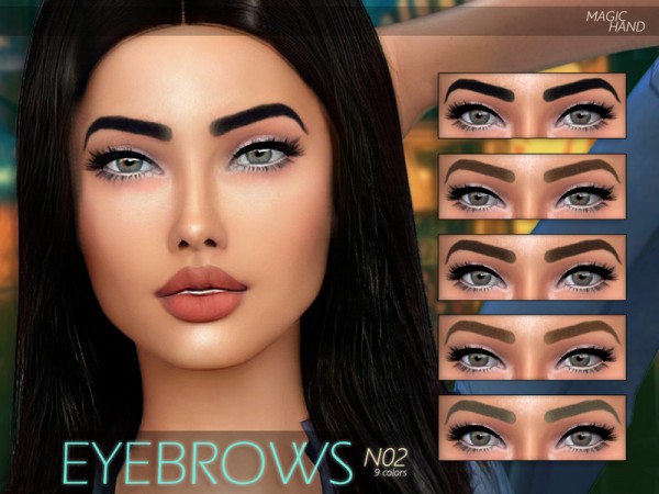  The Sims Resource: Eyebrows N02 by MagicHand