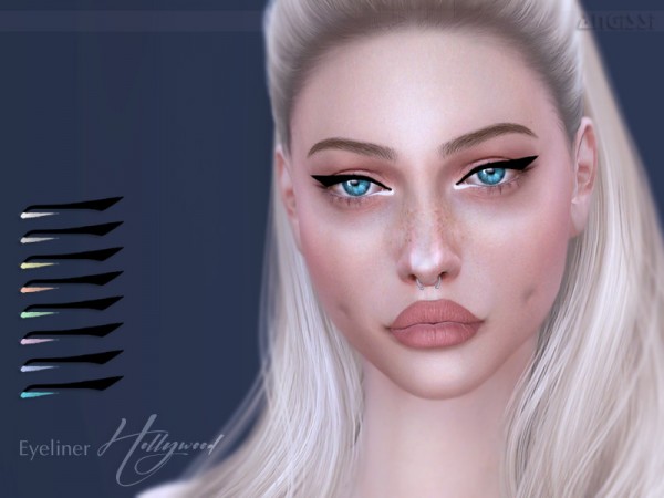  The Sims Resource: Eyeliner Hollywood by ANGISSI