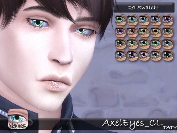  The Sims Resource: Axel Eyes by Taty
