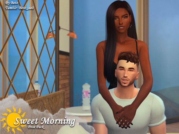  The Sims Resource: Sweet Morning   Pose Pack by Beto ae0