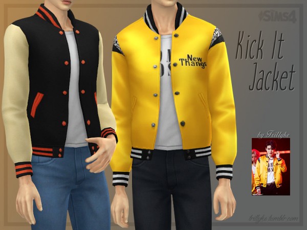  The Sims Resource: Kick It Jacket by Trillyke