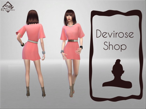  The Sims Resource: Spring Coming Soon Dress by Devirose