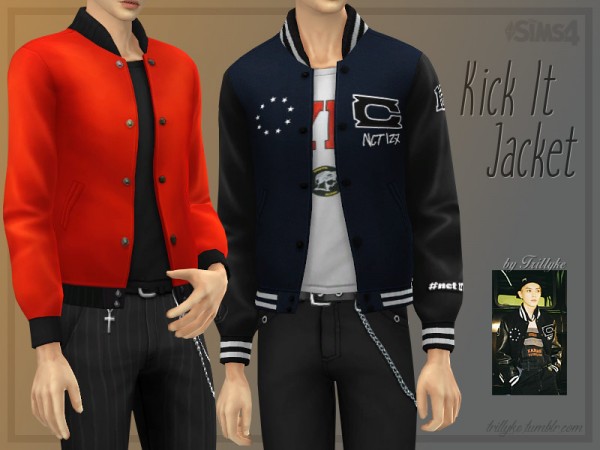  The Sims Resource: Kick It Jacket by Trillyke