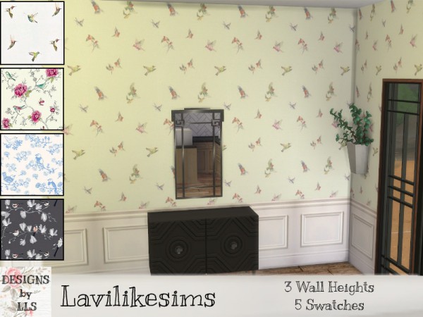  The Sims Resource: Birds Square Panels by lavilikesims