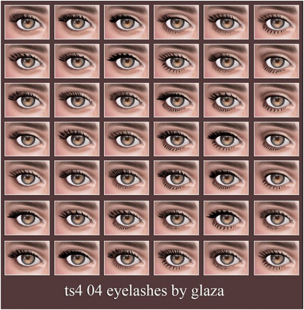  All by Glaza: Eyelashes 04