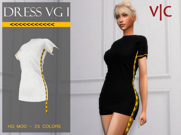  The Sims Resource: Dress VG I by Viy Sims