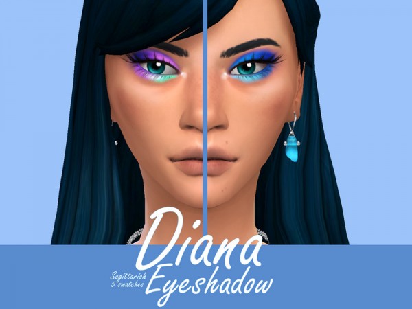  The Sims Resource: Diana Eyeshadow by Sagittariah