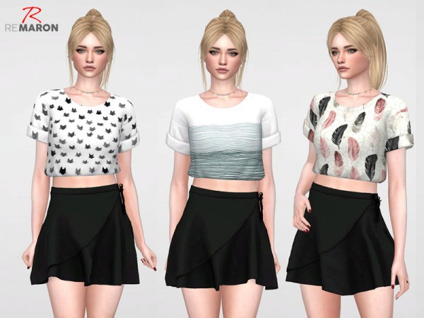  The Sims Resource: Simple shirt for Women 01 by remaron