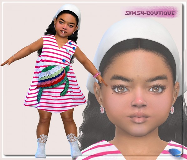  Sims4 boutique: Turtles Dress