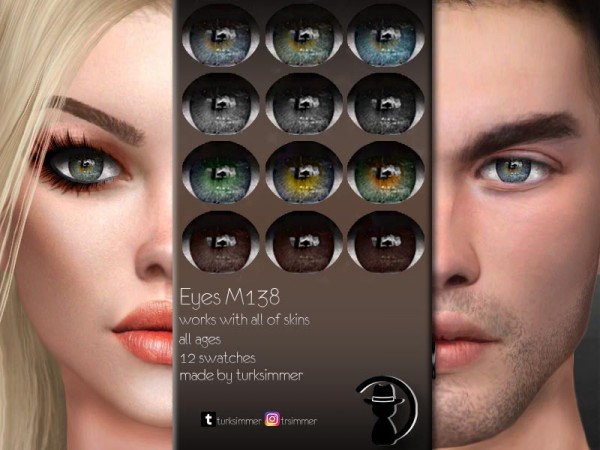  The Sims Resource: Eyes M138 by turksimmer