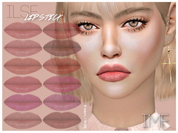  The Sims Resource: Ilse Lipstick N.246 by IzzieMcFire