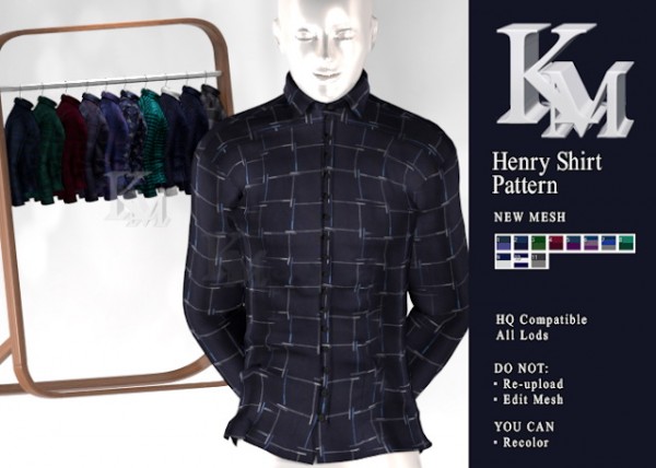  KM: Henry Shirt   Pattern