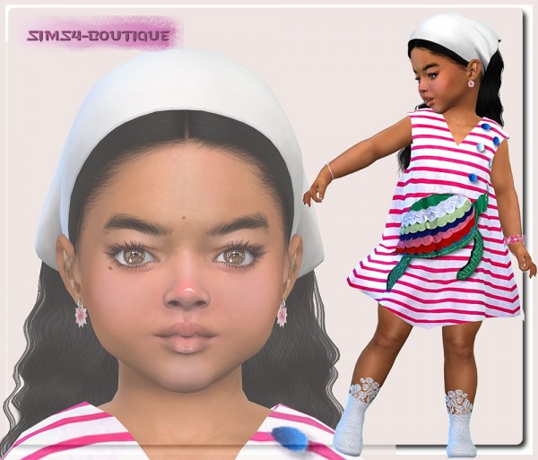  Sims4 boutique: Turtles Dress