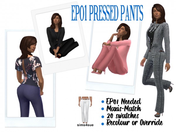  Sims 4 Sue: Pressed Pants