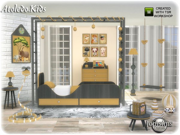  The Sims Resource: Atoledo kids bedroom by jomsims