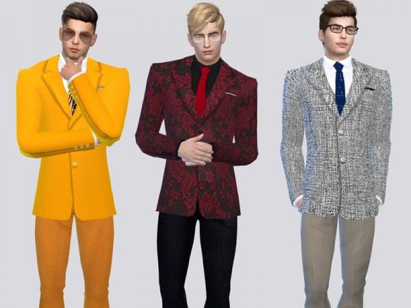  The Sims Resource: The Americana Suit Jacket by McLayneSims