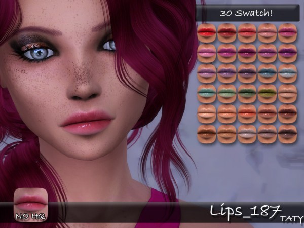  The Sims Resource: Lips 187 by tatygagg