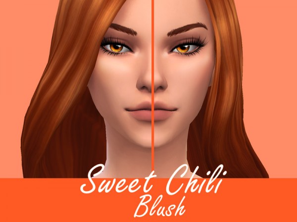  The Sims Resource: Sweet Chili Blush by Sagittariah