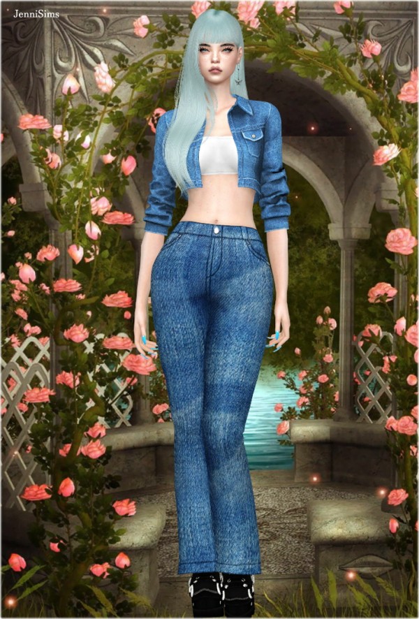  Jenni Sims: Base Game Compatible Jeans